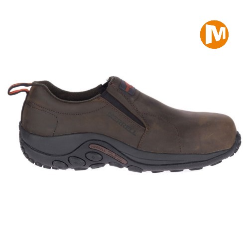 Zapatos de Seguridad Merrell Jungle Moc Leather Comp Toe Hombre MX.C.MPL